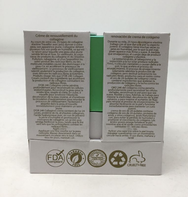 Photo 1 of COLLAGEN RENEWAL CREAM REPAIRS DAMAGED CELLS RECONSTRUCTS SKIN SMOOTH SUPPLE CLEAR ENHANCE ELASTICITY REVERSE SKIN DISCOLORATION IMPROVE CIRCULATION 24K GOLD RICE PROTEIN HYALURONIC ACID NEW IN BOX
 $695
