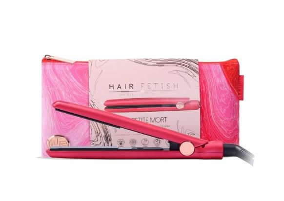 Photo 1 of MINI FLAT IRON STYLE WATERMELON JAPANESE TORMALINE PLATES INFRARED TECHNOLOGY 360 DEGREE SWIVEL WITH DESIGNER TRAVEL POUCH NEW $75