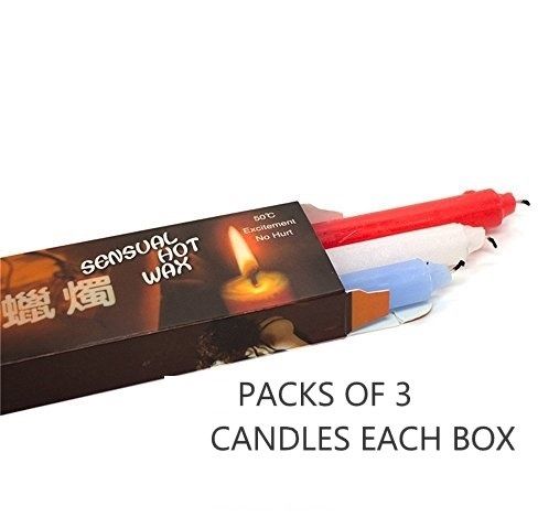 Photo 1 of SENSUAL HOT WAX CANDLES BOX CONTAINS 3 CANDLES THAT REACH 50C DEGREES FOR MODERATE HEAT FOR ULTIMATE FOREPLAY NEW IN BOX
$16