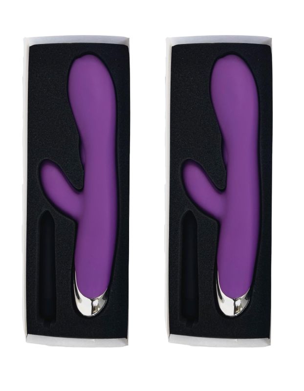 Photo 1 of 2 PACK PEAKPLAYS IRENE SILICONE G STIMULATOR 7 MODES TAKES 2 AAA BATTERIES WITH BLACK SILICONE EROTIC BULLET 1 SPEED TAKES 1AAA BATTERY NEW IN BOX $60 
