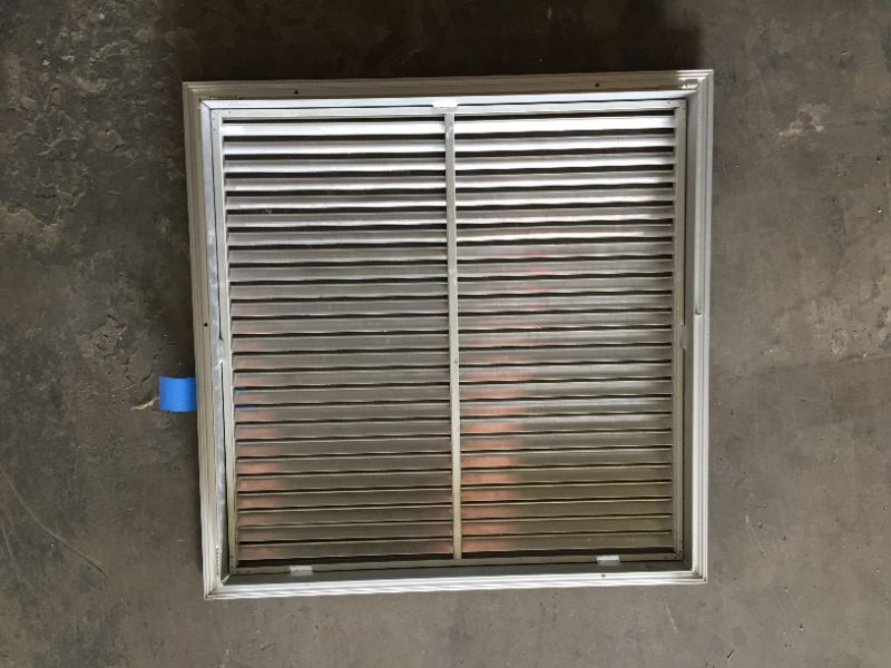 Photo 1 of aluminum  vent covers 22x22 
item is new  has scuffs and dings from storage