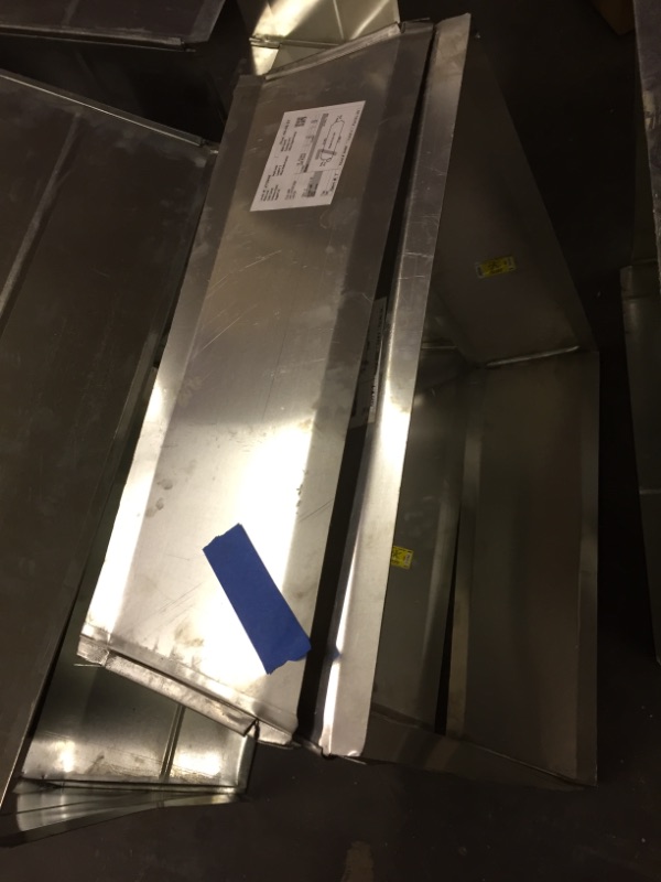 Photo 1 of  2 pieces of reducing size aluminum ac duct 