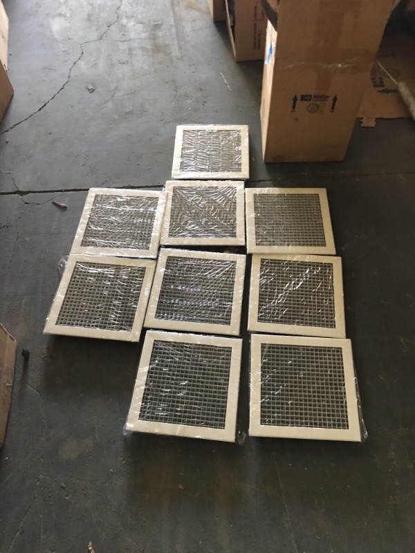 Photo 2 of 9 COUNT DIFFUSERS VENT COVERS.   ONE 13.5X13.5   8 COUNT 12X12