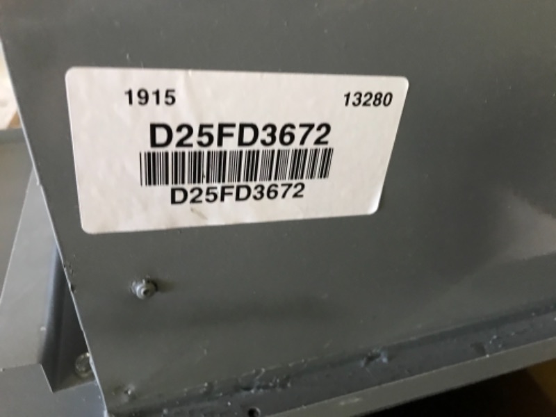 Photo 1 of 25% Manual Fresh Air Damper for 3-6 Ton Daikin Packaged Units  D25FD3672
 