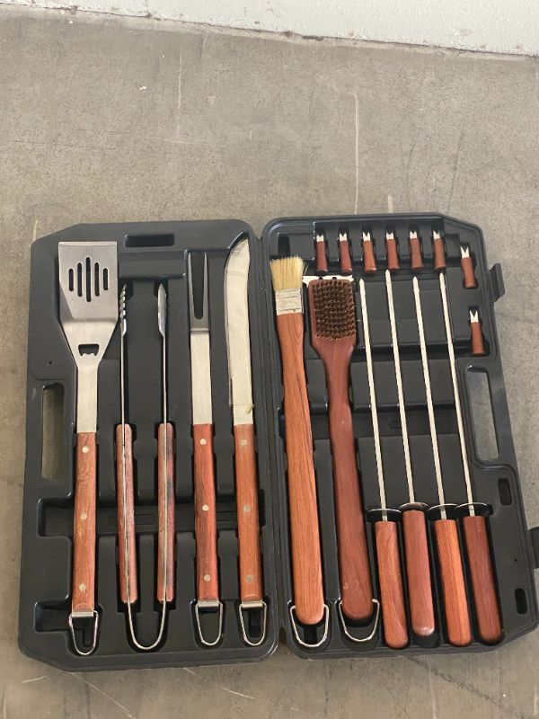 Photo 1 of 18 PIECE GRILL SET 