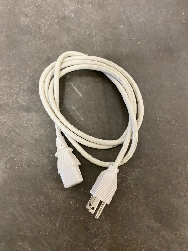 Photo 2 of WHITE EXTENSION CORD