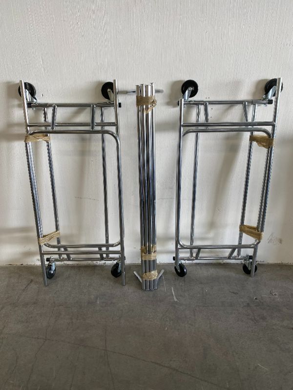 Photo 1 of CLOTHING RACK AND LAUDRY BASKET HOLDER