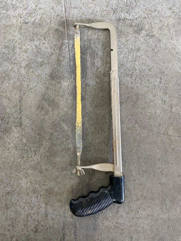 Photo 2 of STANLEY HACK SAW WITH BLACK HANDLE