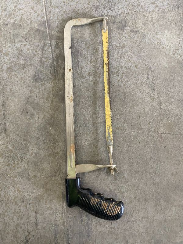 Photo 1 of STANLEY HACK SAW WITH BLACK HANDLE