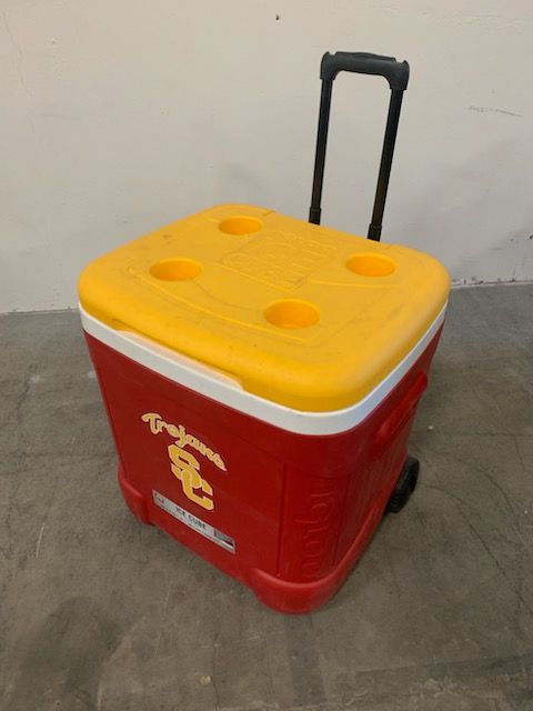 Photo 2 of TROJANS IGLOO ICE CUBE 60 ROLLER ICE CHEST
