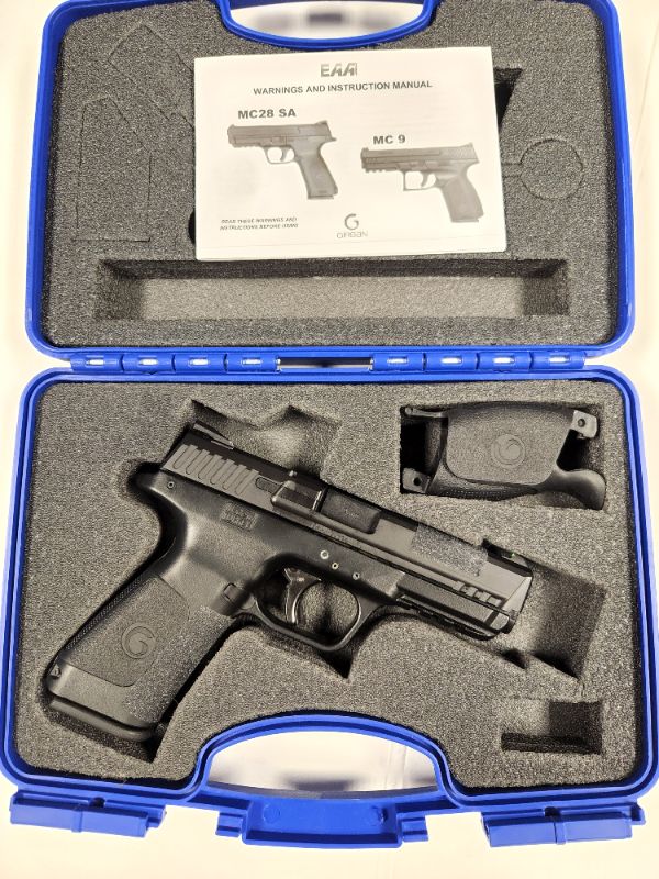 Photo 2 of EAA/Girsan MC28SA 9MM Pistol w/ 1 - 17 Rd Magazine. Background Check Required. Every used firearm should be inspected by a qualified gunsmith before firing.