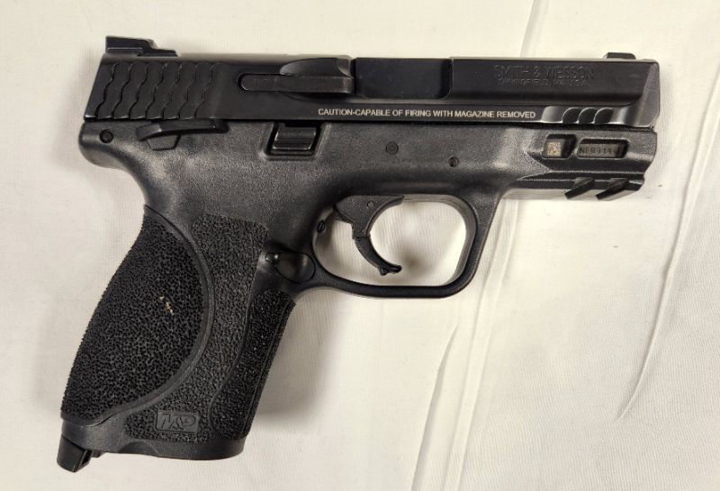 Photo 1 of Smith & Wesson M&P9 M2.0 9MM Pistol w/ 2 - 15 Rd Magazines. Background Check Required. Every used firearm should be inspected by a qualified gunsmith before firing.