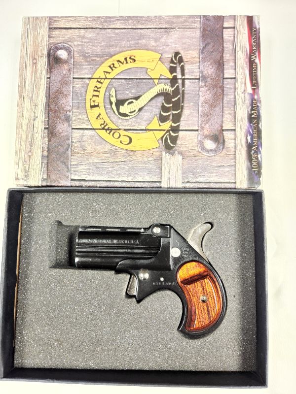 Photo 1 of Cobra Enterprises CB380 .380 ACP Derringer w/ Original Box. Background Check Required. Every used firearm should be inspected by a qualified gunsmith before firing.