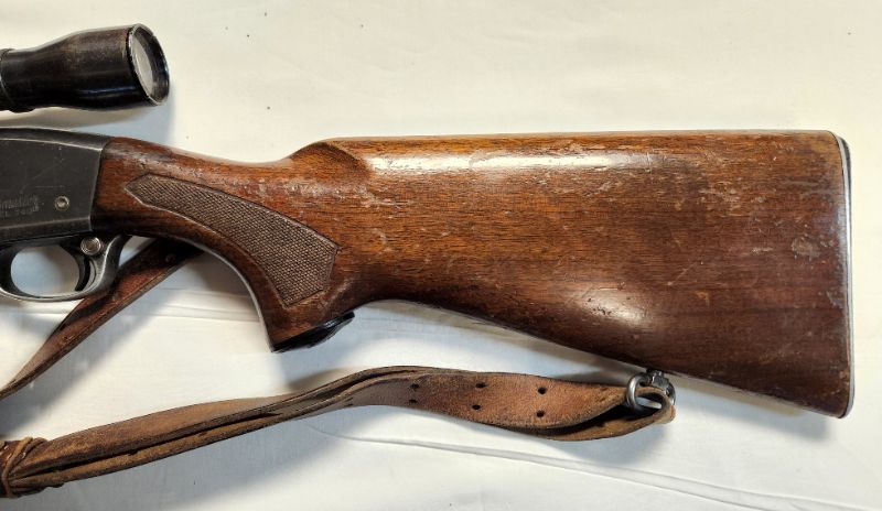 Photo 4 of Remington Arms Co. Model 740 Woodsmaster 30-06 Semi-Automatic Rifle w/ Scope. Missing Magazine. Background Check Required. Every used firearm should be inspected by a qualified gunsmith before firing.