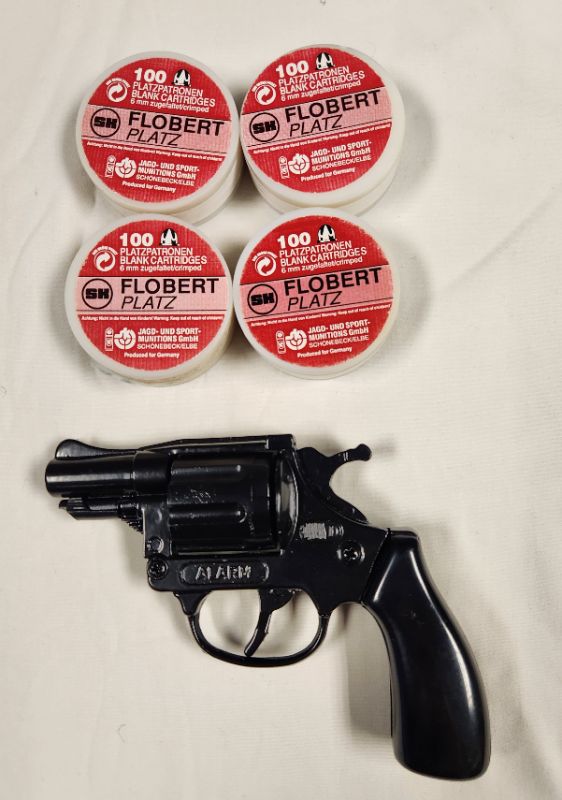 Photo 1 of Blank Revolver w/ Blank Cartridges. No Returns! 