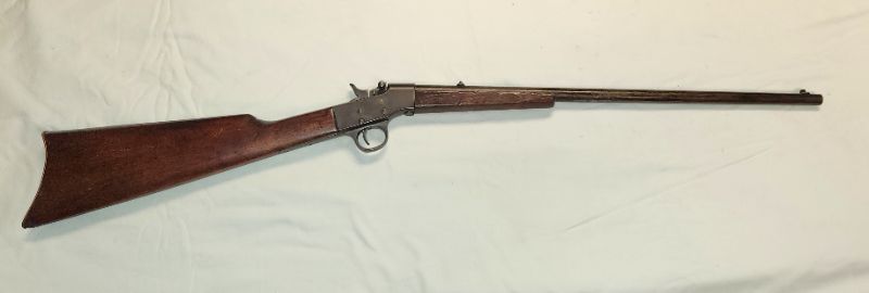 Photo 1 of Hopkins & Allen Arms Co. Model 722 .22 Caliber Single-shot Rifle. Background Check Required. Every used firearm should be inspected by a qualified gunsmith before firing. No Returns on Firearms!