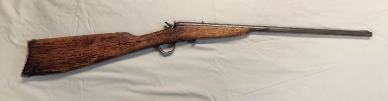 Photo 2 of J. Stevens Arms Co. Model 11-22 Stevens Junior .22 LR Single-Shot Rifle. Missing Trigger. Background Check Required. Every used firearm should be inspected by a qualified gunsmith before firing. No Returns on Firearms!