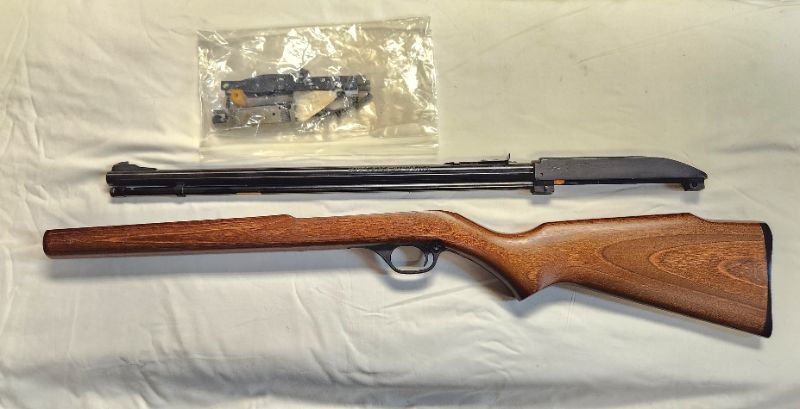 Photo 1 of Marlin Firearms Co. Model 60 .22 LR Rifle Receiver. Disassembled. Background Check Required. Every used firearm should be inspected by a qualified gunsmith before firing. No Returns on Firearms!