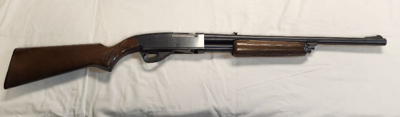 Photo 1 of Savage Arms Stevens Model 67 Series E 12 GA Pump Shotgun. Cracked Stock. Background Check Required. Every used firearm should be inspected by a qualified gunsmith before firing. No Returns on Firearms!