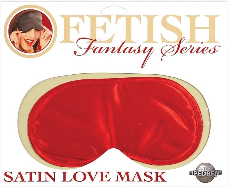 Photo 1 of FETISH FANTASY SERIES SATIN LOVE MASK RED