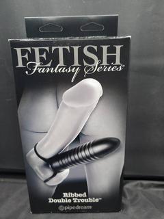 Photo 1 of FETISH FANTASY SERIES RIBBED DOUBLE TROUBLE