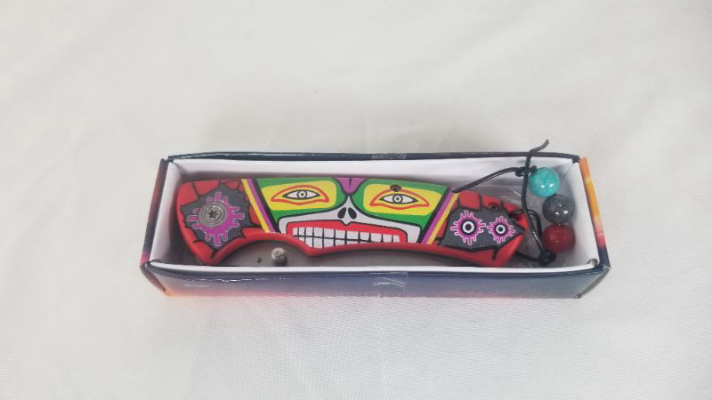 Photo 2 of Colorful Face Pocket Knife New 