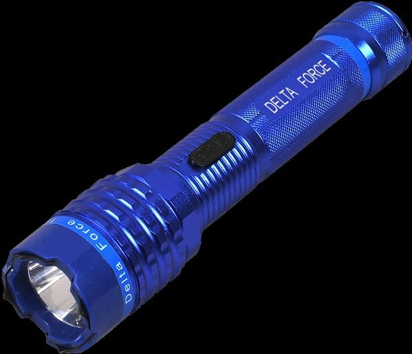 Photo 1 of  Delta Force Heavy Duty Flashlight Stun Gun High Voltage Police Grade Strength Bright LED Flashlight New