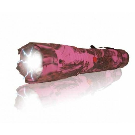 Photo 1 of Elite Force Tactical Heavy Duty Flashlight Stun Gun High Voltage Police Grade Strength Bright LED Flashlight with Three Modes Pink Tree Camo New