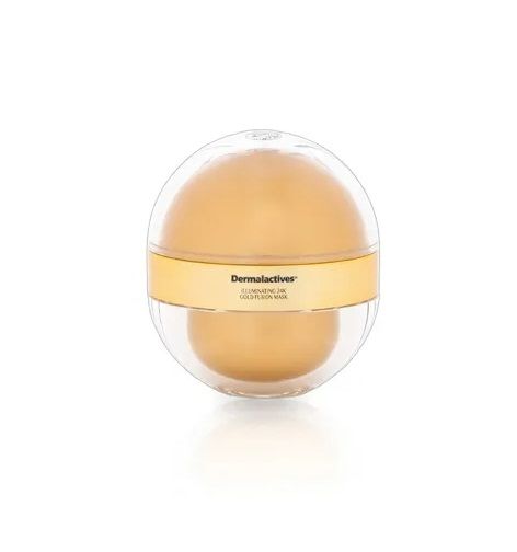Photo 1 of ILLUMINATING GOLD FUSION MASK STIMULATES BLOOD AND HELPS REGENERATION OF SKIN CELLS RECREATING BROKEN CELLULAR CONNECTIONS IN ELASTICITY PREVENTING BREAKDOWN OF ELASTIN LOCKS IN MOISTURE PREVENTING DEHYDRATION AND PENETRATING SKIN TO CORE NEW