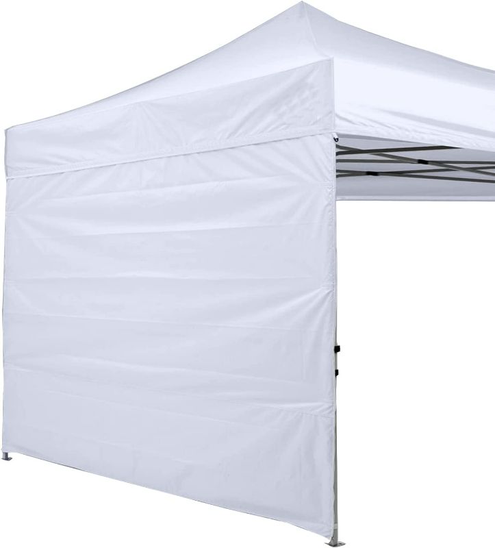 Photo 1 of ABCCANOPY Instant Canopy SunWall 10x10 FT, 1 Pack Sidewall Only, White