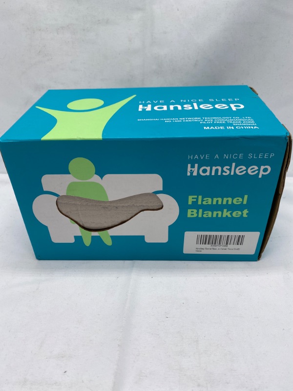 Photo 4 of Hansleep Fleece Blanket for Couch Camel, Super Soft Camel Throw Blanket Flannel Fuzzy, Plush Cozy Blanket for All Seasons, Camel, Throw 50x65 Inches