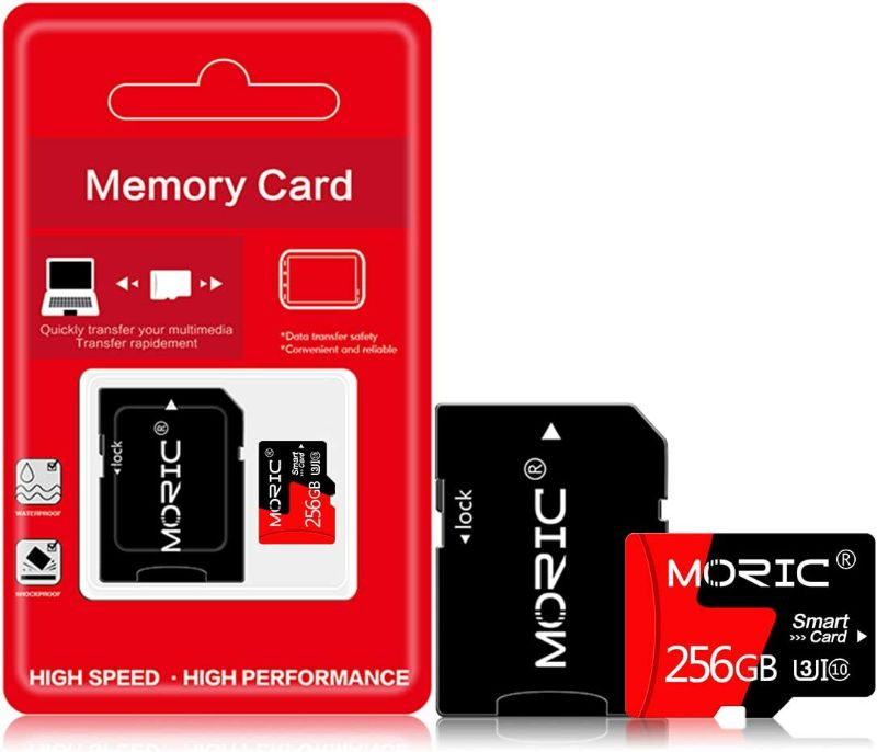 Photo 2 of 256GB Micro SD Card Memory Card Class 10 High Speed Flash Card for Android Phones/PC/Computer/Camera