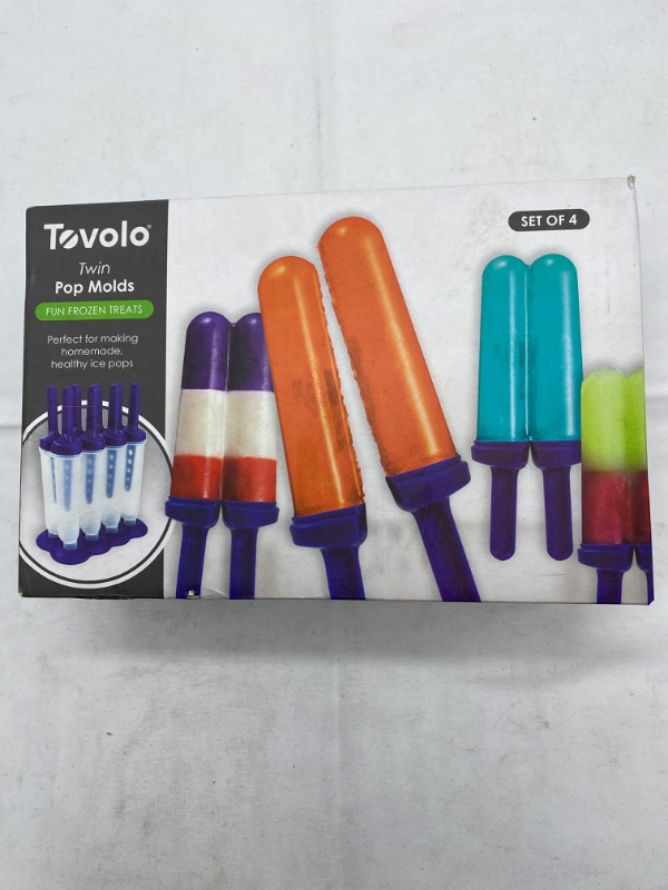 Photo 2 of TOVOLO Pops 4 pcs Twin Pop Molds for Fun Frozen Treats