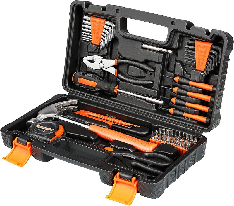 Photo 1 of TACKlife Home Tool Kit, 57-Piece Basic Tool kit with Storage Case for Household Repair, Home Improvement and DIY Project