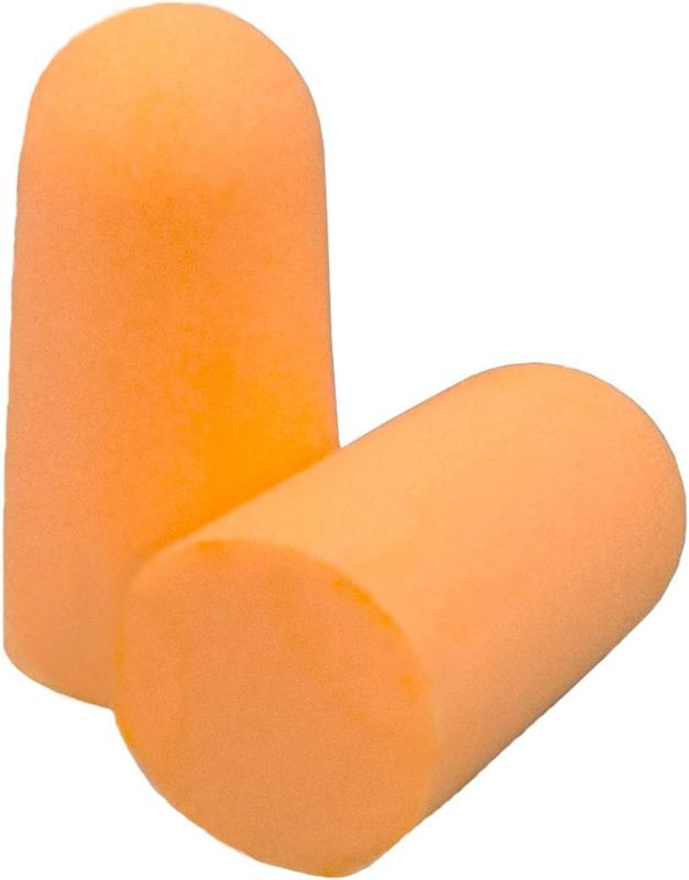 Photo 2 of JORESTECH Safety Ultra Soft Foam Ear Plugs Orange Excellent for Noise Reduction 32dB NRR 34 dB SNR (6 Pair)