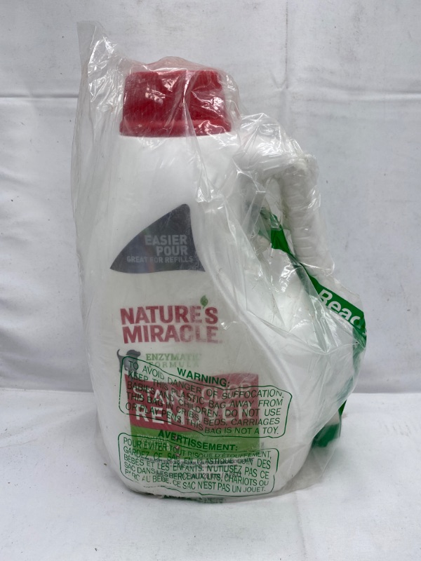 Photo 2 of Nature's Miracle Dog Stain and Odor Remover, Safe for Your Pets & Home Updated Formula 128 oz