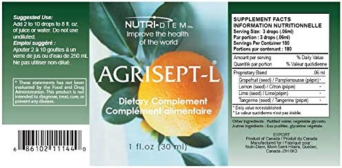 Photo 2 of Agrisept - L Antioxidant 30ml (1 oz) 4 Bottles