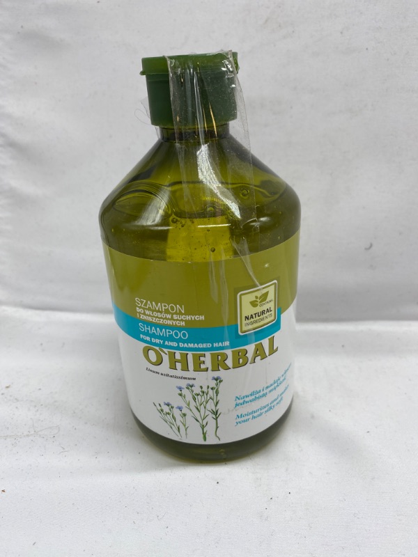 Photo 2 of O'Herbal Hair care Flax Extract Dry Hair Shampoo 16.91 fl oz