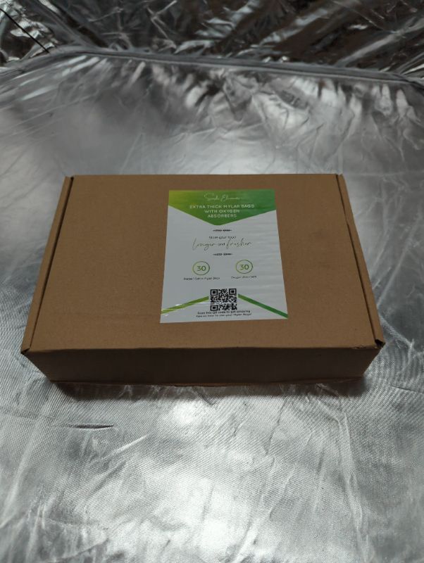 Photo 5 of 30pcs Mylar Bags for Food Storage with Oxygen Absorbers - Extra Thick 14.8 Mil - 1 Gallon Mylar Bags with Oxygen Absorbers