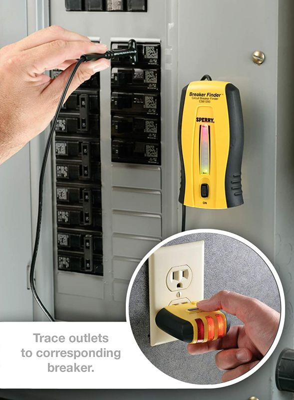 Photo 3 of Sperry Instruments CS61200P Electrical, 120V AC, 60Hz, Includes: CS61200AS Light and Switch, 2 Pc Circuit Breaker Finder and Accessory Kit