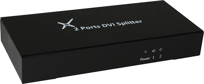 Photo 1 of XtremPro 1x2 DVI Splitter, 1 in 2 Out, Dual Monitor, Support Video 1080P