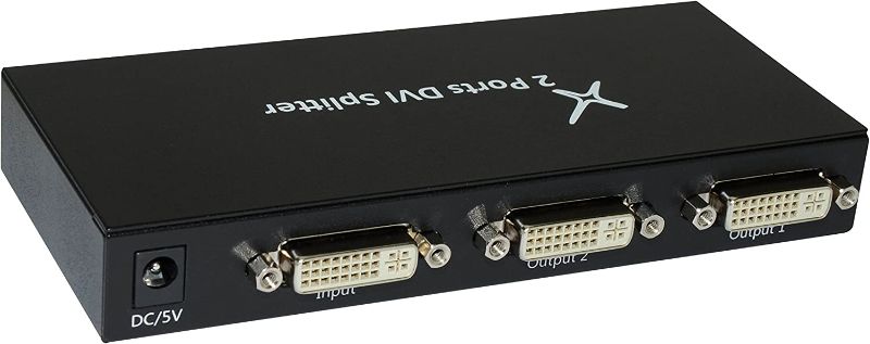 Photo 2 of XtremPro 1x2 DVI Splitter, 1 in 2 Out, Dual Monitor, Support Video 1080P