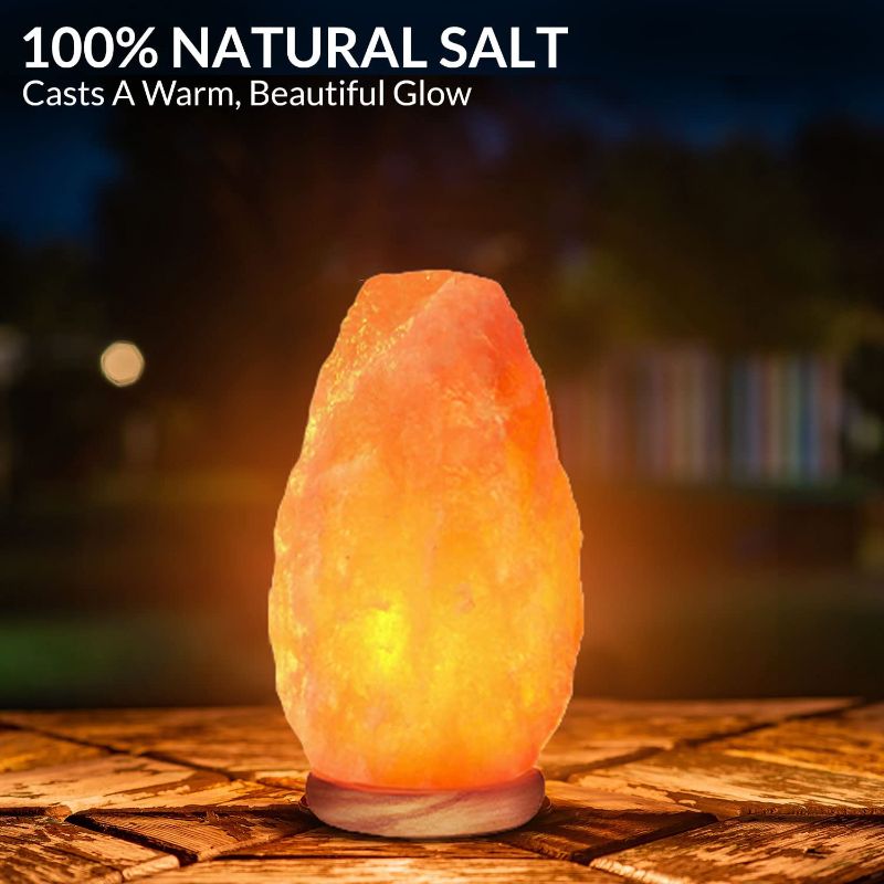 Photo 2 of Himalayan Glow 1002 Crystal, 5-7 Lbs, Salt Lamp
