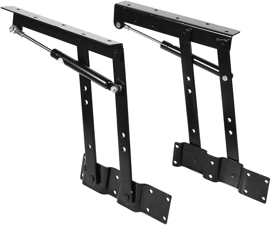 Photo 1 of Table Lifting Frame, 2 Pcs Heavy Duty Metal Lift up Top Hinge Spring Stand