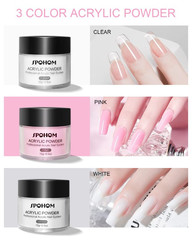 Photo 5 of Practice Hand for Acrylic Nails, Spohom Professional Nail Hand Practice Kit Full Set Flexible Movable Fake Nail Practice Hands Training Kits with 100pcs Nail Tips Never Fall Off Nail Hand Practice