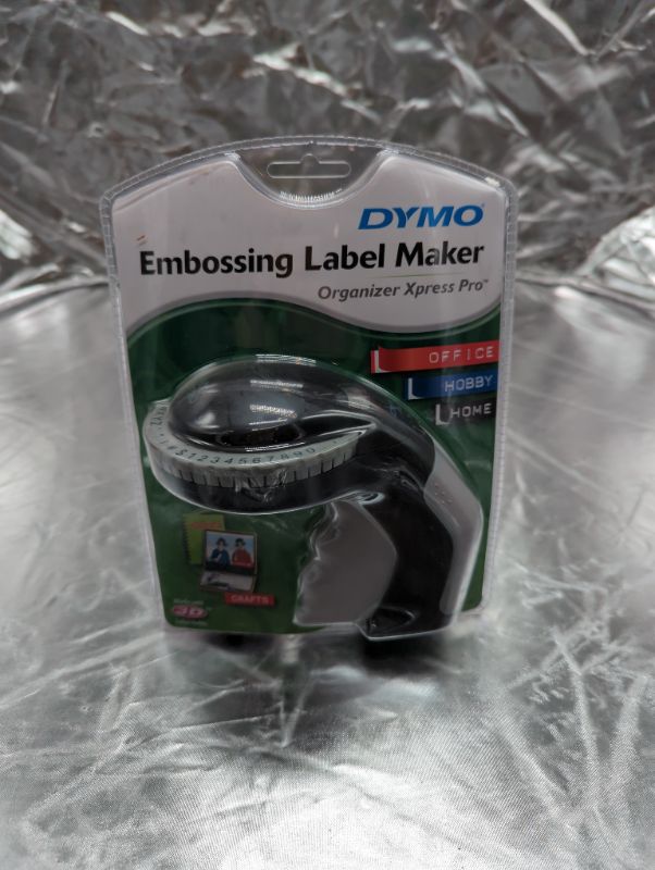 Photo 2 of DYMO Embossing Label Maker with 3 Label Tapes 12966 Machine + 3 tapes