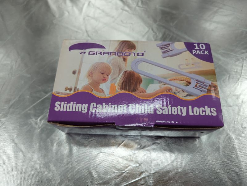 Photo 1 of Sliding Cabinet Child Safety Locks 10 Pack