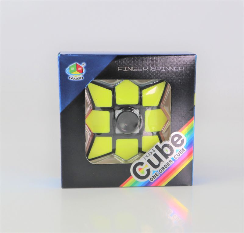 Photo 2 of MAGIC CUBE DECOMPRESSION SPINNER FIDGET TOY 6 COLORS SMOOTH EASY TO USE ON TABLE STRESS RELIEF OR RELAXING DIMENSIONS 5.6CM X 1.7 X 5.6CM NEW $8.98