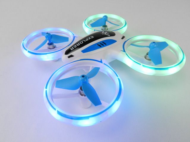 Photo 1 of 5 INCH BLUE LIGHT UP MINI DRONE NEW $46.99