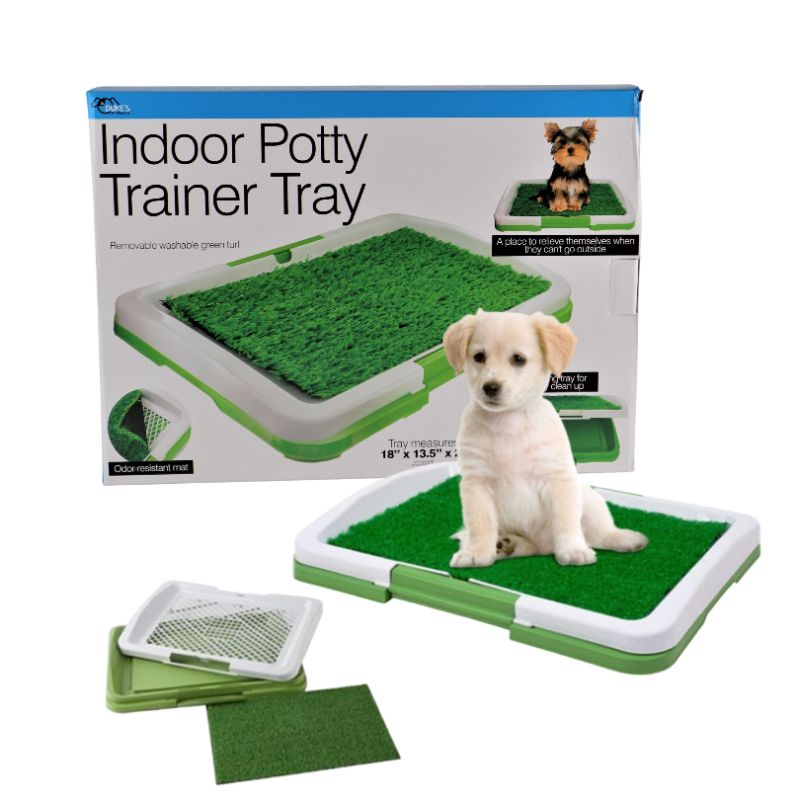 Photo 1 of INDOOR PUPPY POTTY TRAINING REMOVABLE AND WASHABLE TURF ODOR RESISTANT MAT 18IN x13.5IN x2IN NEW $10.93